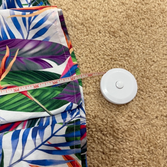 NWT Rachel Zoe Vibrant Leaf Print Maxi Skirt - Picture 7 of 7